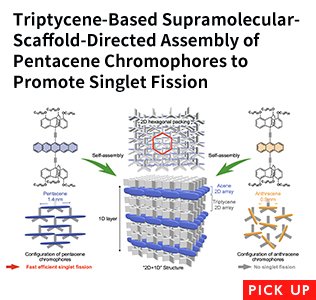 Triptycene-Based Supramolecular-Scaffold-Directed Assembly of Pentacene Chromophores to Promote Singlet Fission