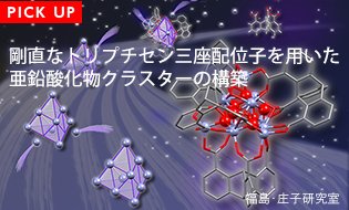 剛直なトリプチセン三座配位子を用いた亜鉛酸化物クラスターの構築